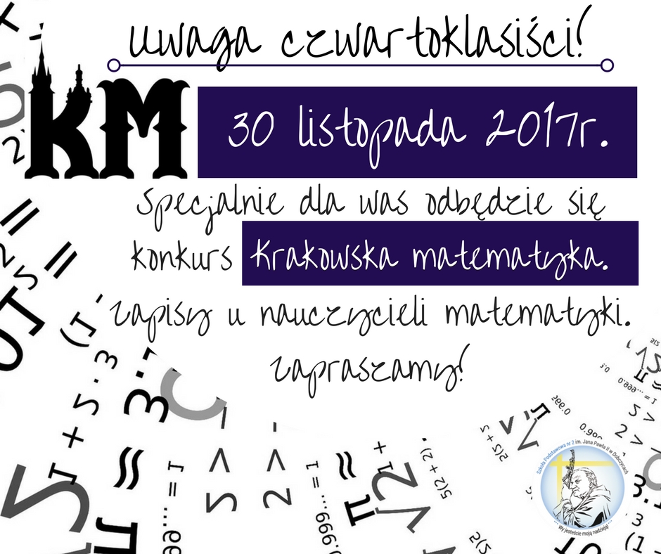 Konkurs Krakowska matematyka